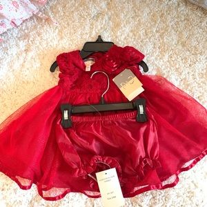 3/6 months NEW red dress